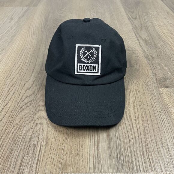 Dixxon Hat Cap Strap Back Black Embroidered Patch Mens Adjustable Logo Casual - Picture 1 of 8